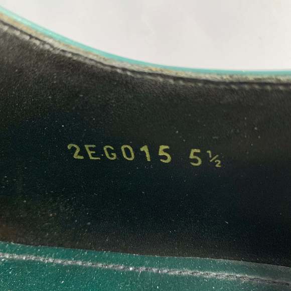 PRADA Green Brown Wingtip Leather Platform Lace-Up Shoes - Picture 8 of 8